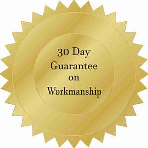 clogged toilet in kalamazoo our 30 day guarantee on workmanship badge for your toilet