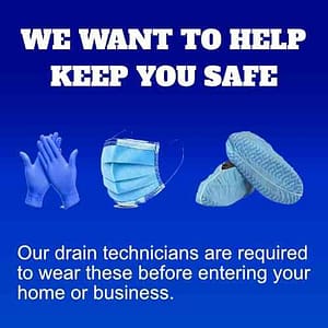 Drain Cleaning Clogged Washer Drain In Kalamazoo 2 if you have clogged washer drain in kalamazoo we use rubber glove shoe covers and masks to clean your washer drain