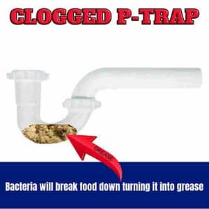 plumber in kalamazoo called to clean a clogged p-trap
