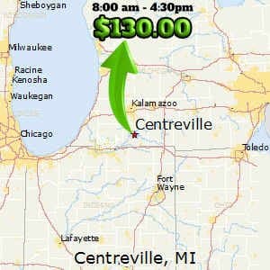 drain cleaning centreville mi service map