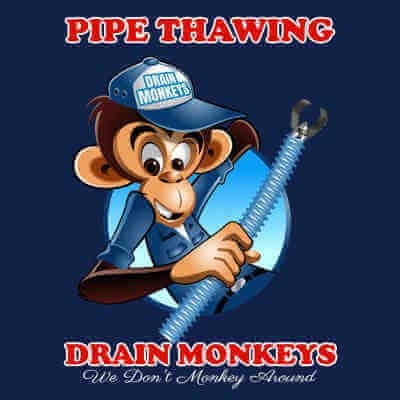 how to fix frozen pipes drain monkeys frozen pipe logo