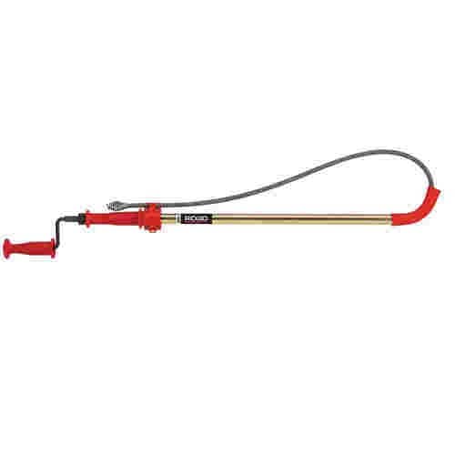 drain snake for a clogged toilet
