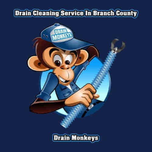 drain cleaning service in branch county drain monkrys service logo