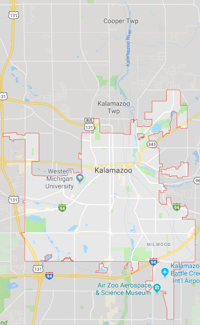 clogged drain area map locations in kalamazoo