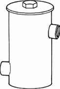 clogged bathtub trap that needs to be cleaned