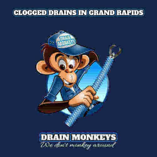 clogged drains in grand rapids mi drain monkeys logo
